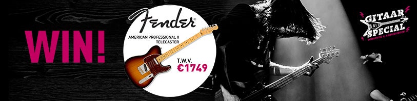 Fender American Professional II Telecaster MN 3-Color Sunburst elektrische gitaar t.w.v. €1749!